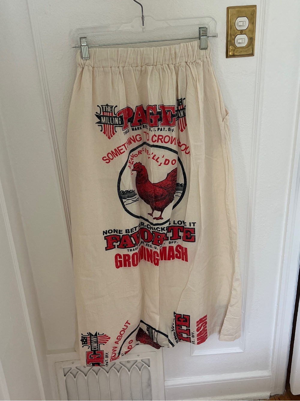 Seed Sack Maxi Skirt